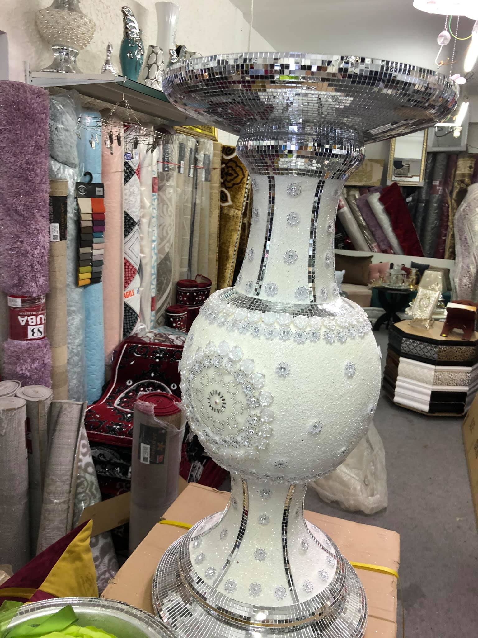 vase blanc-gris