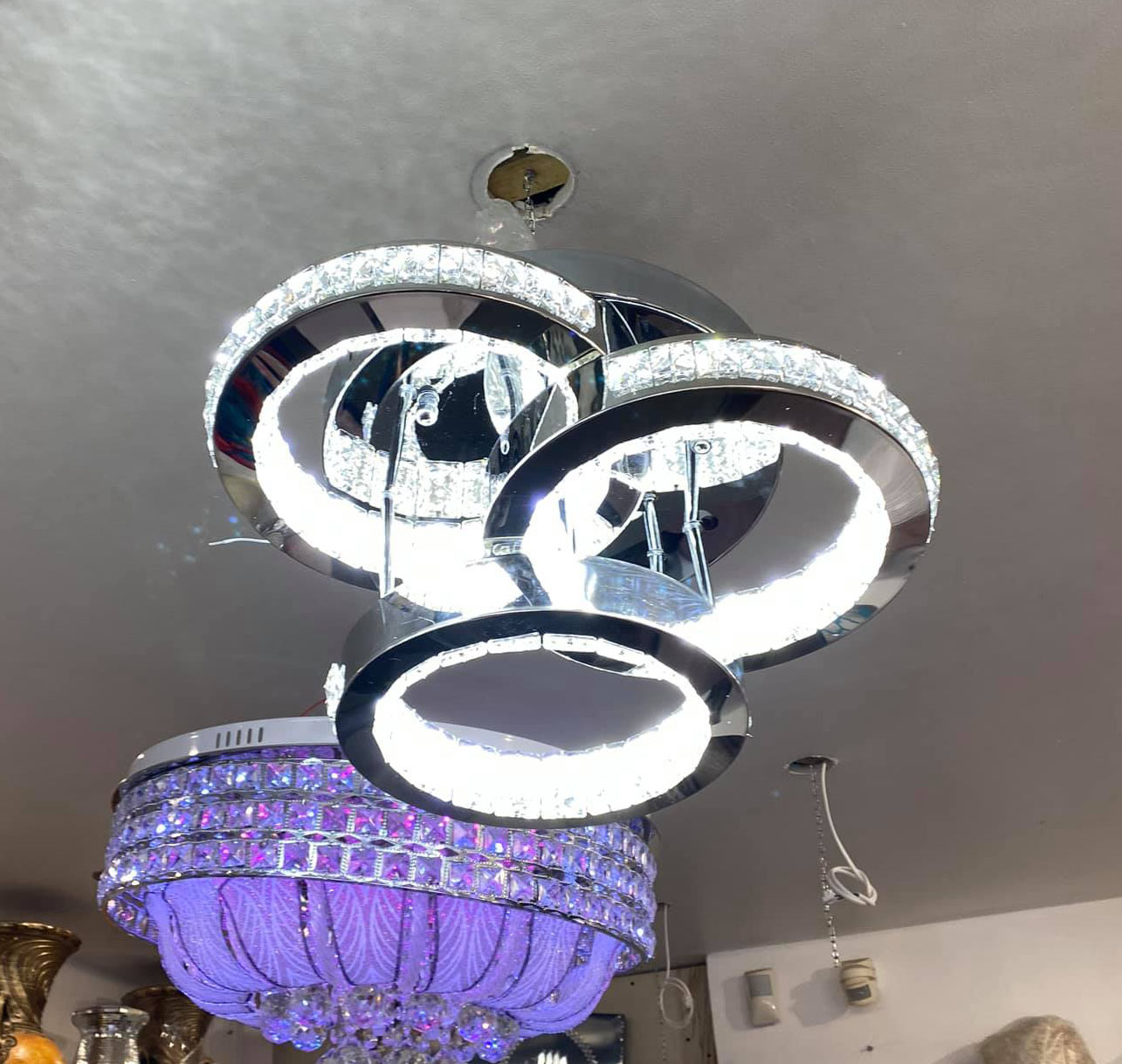 lustre blanc